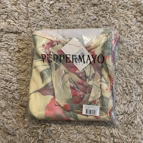 Peppermayo Under The Pagoda Maxi Dress - Yellow Peony - Picture 4 of 5